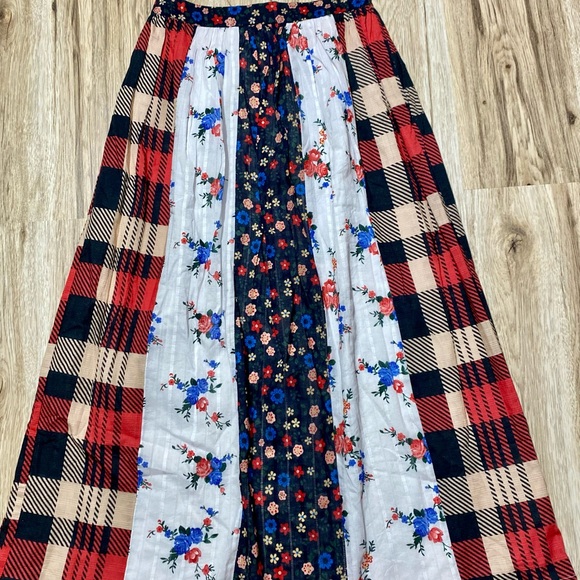 Anthropologie Let Me Be Contrast Maxi Skirt; NWT - Picture 3 of 3